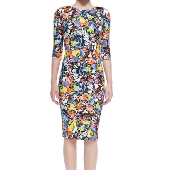 Erdem Floral Jersey Knit Dress - Picture 11 of 11